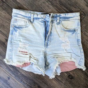 KENDALL + KYLIE CUT OFF SHORTS ACID WASH - HIGH WAISTED - WOMEN'S SIZE 5 / 27